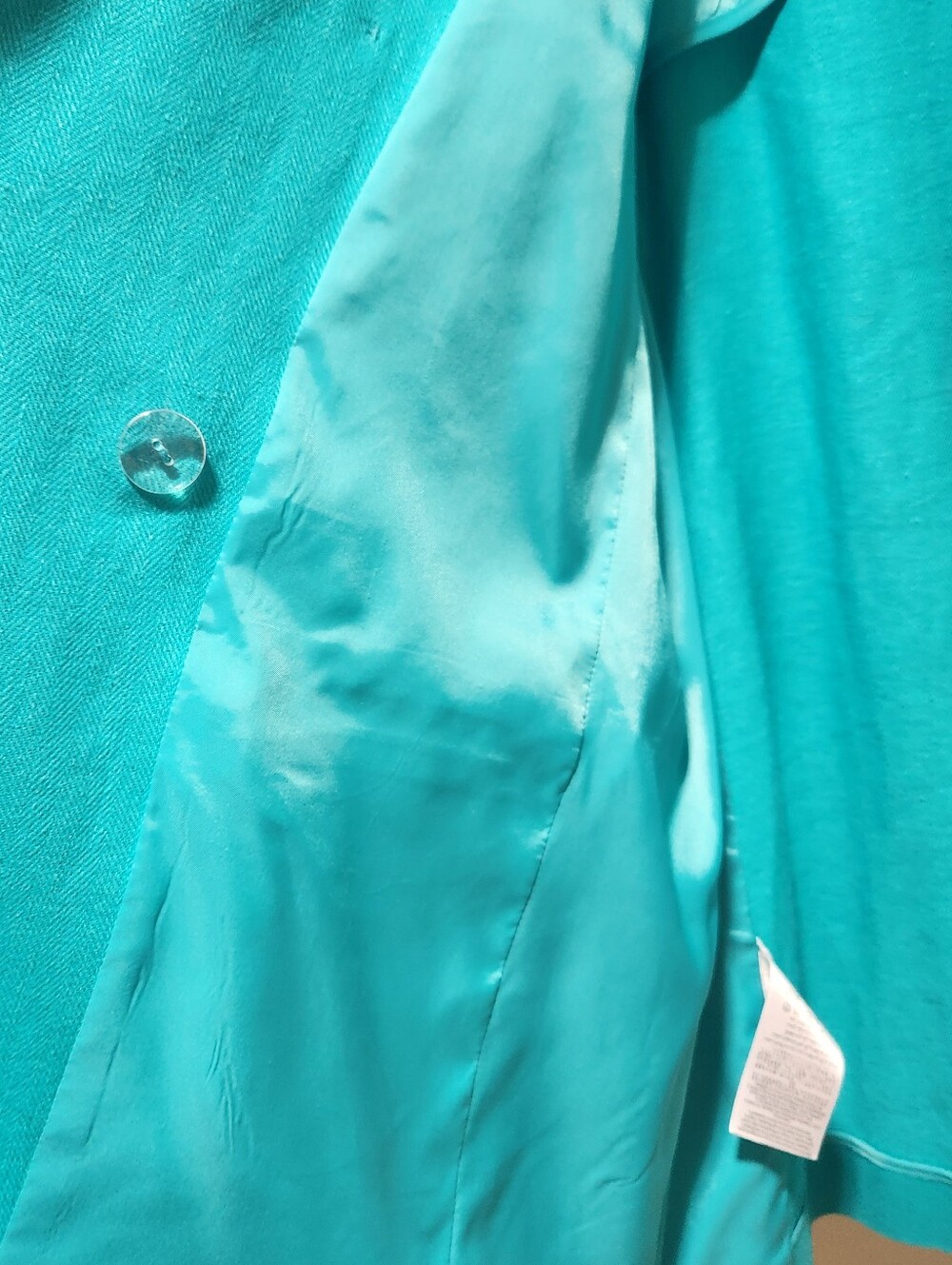 Teal Blazer/ Jacket XL - Picture 3 of 6